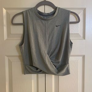 Nike exercise crop top, size small